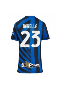 Inter Milan Nicolo Barella #23 Jalkapallovaatteet Naisten Kotipaita 2024-25 Lyhythihainen